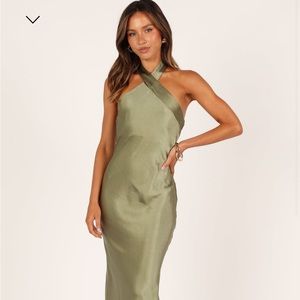 Petal & Pup Olive Maxi Dress